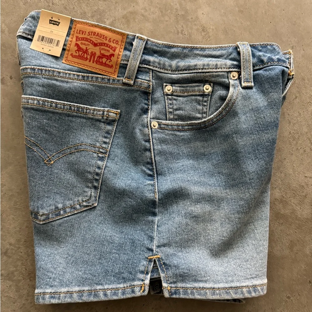 Levi's Blue Denim Jean Shorts